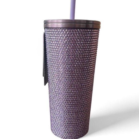 Hydrapeak Other - Purple Rhinestone Tumbler with Straw